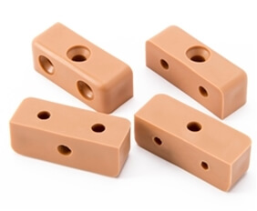 BROWN MODESTY BLOCK FURNITURE CONNECTOR BLOCKS FIXIT CABINETS CUPBOARDS 